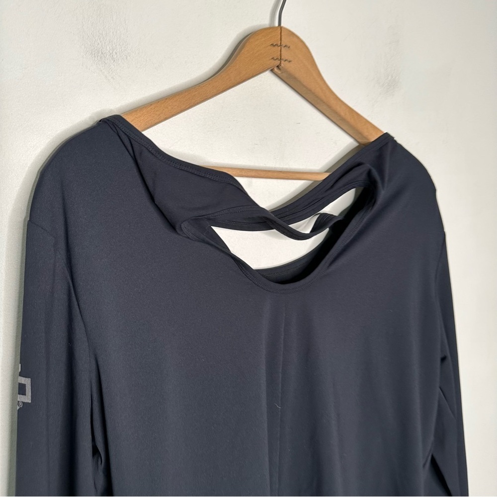 Harley-Davidson | Women's Black Key Hole Back Long Sleeve Top Size Large - Picture 7 of 11